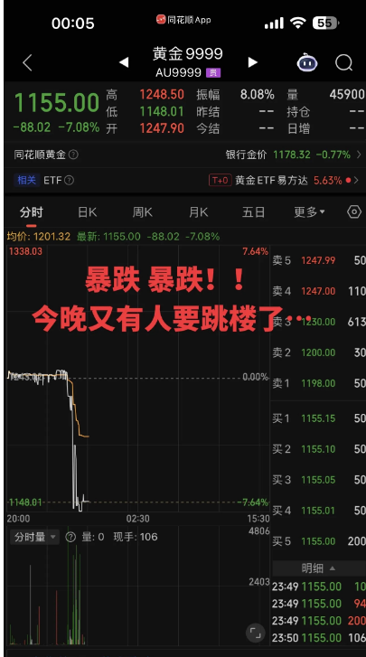 此次大跌本质是 “狂热投机后的价值回归