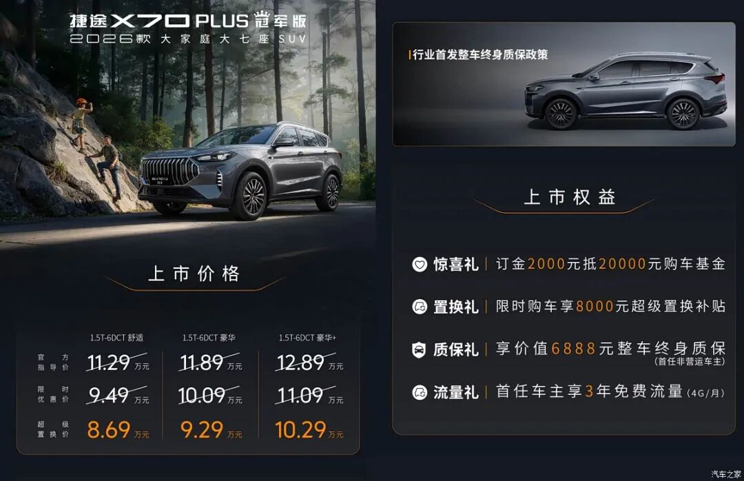 中型SUV！直瀑式中网，LED矩阵大灯，19英寸大轮圈，8.69万起谁不心动？